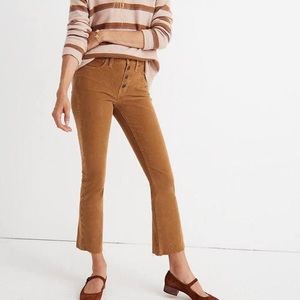 Madewell Cali Corduroy Demi Jeans